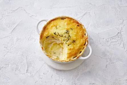 Aardappel-knolselderijgratin