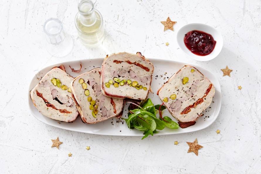 Wildterrine van konijn en fazant recept Allerhande Albert Heijn