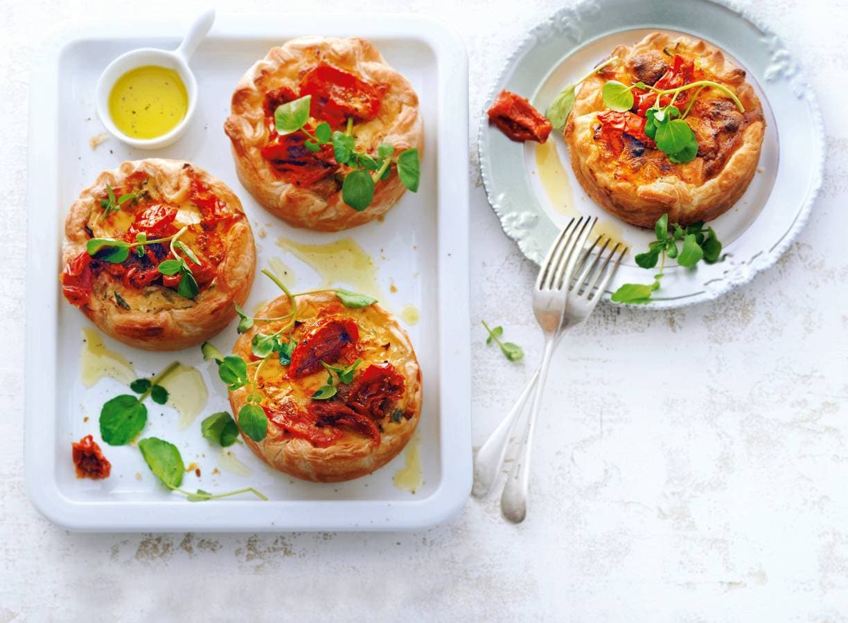 Miniquiches met truffelbrie