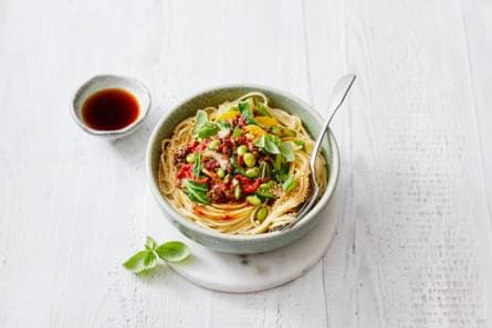 Aziatische spaghetti bolognese
