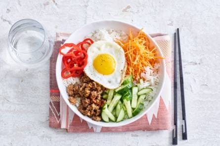 Koreaanse bibimbap