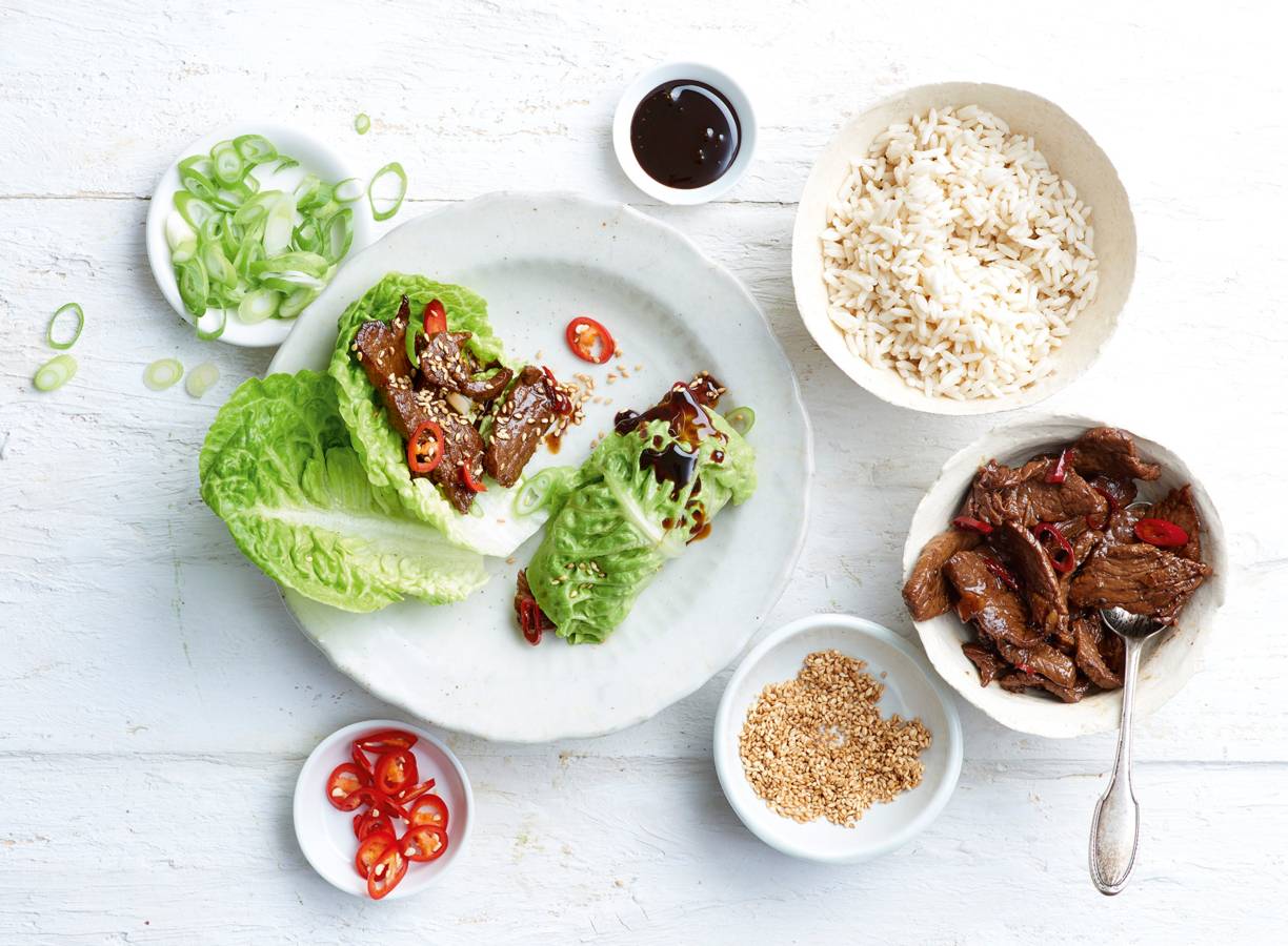 Koreaanse bulgogi met zoete ketjap