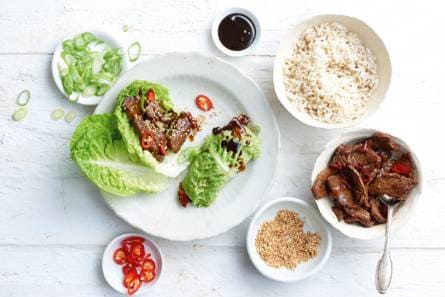 Koreaanse bulgogi met zoete ketjap