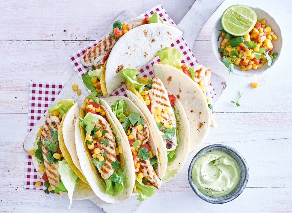 Mexicaanse taco-wrap met gegrilde kiphaasjes recept - Allerhande | Albert Heijn Mexicaanse Taco-Wrap Met Gegrilde Kiphaasjes Recept - Allerhande | Albert Heijn