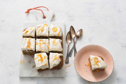 Courgettecake met yoghurtfrosting