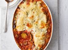 Italiaanse klassieker: groenten met kaas uit de oven. Deze keer met gegrilde groenten.