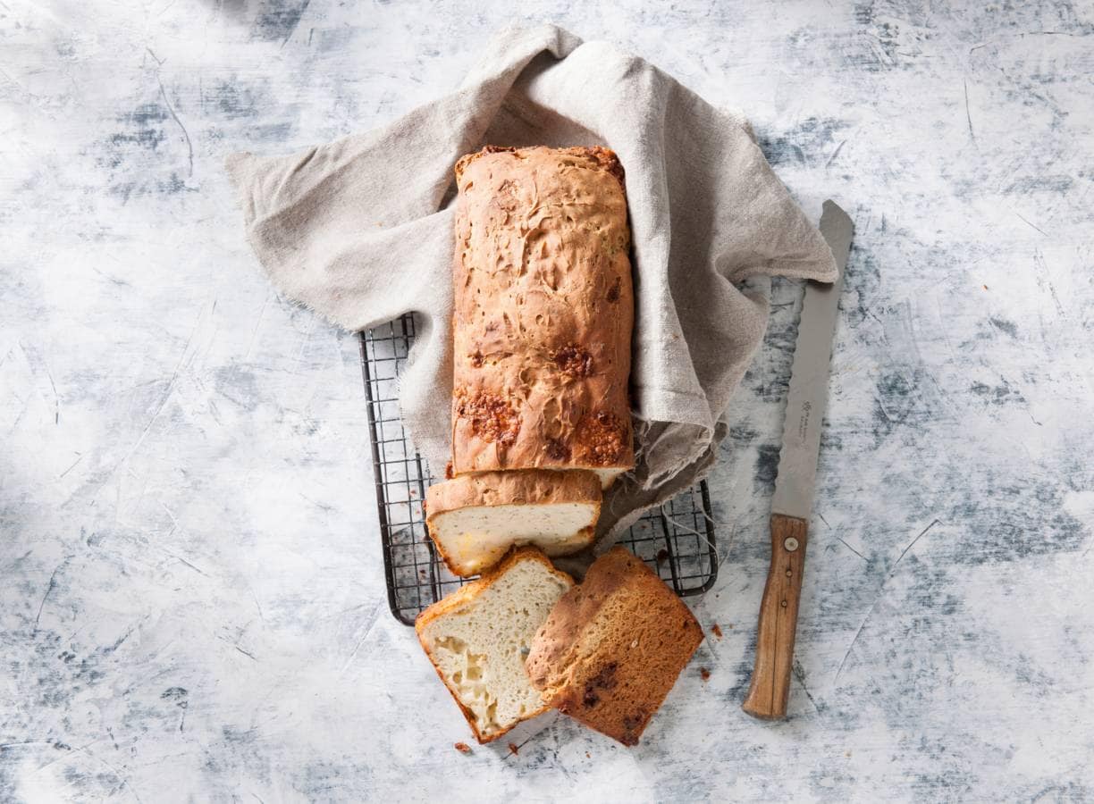 Glutenvrij kaas-kruidenbrood