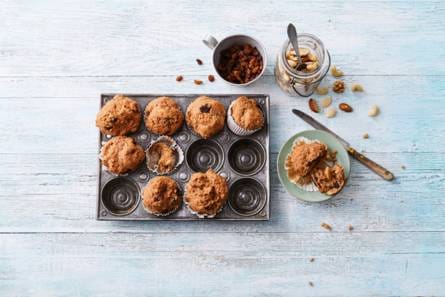 Glutenvrije meergranen muesli-muffins