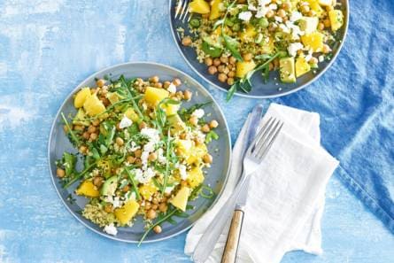 Kikkererwtensalade met mango