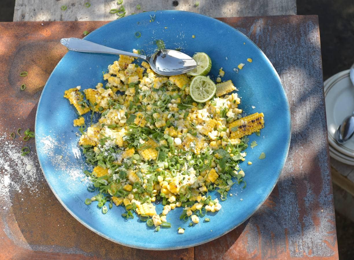 Esquites (Mexicaanse maissalade)