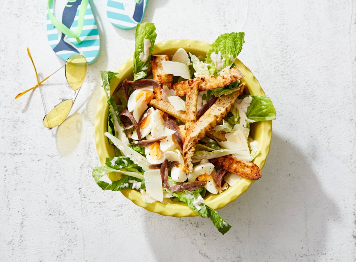 Easy caesarsalade