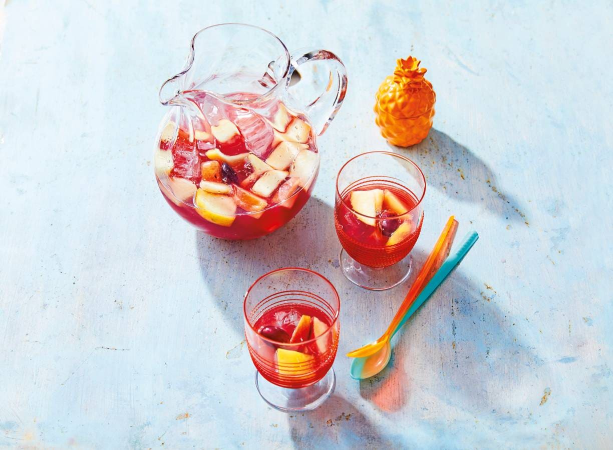 Sangria met veel fruit
