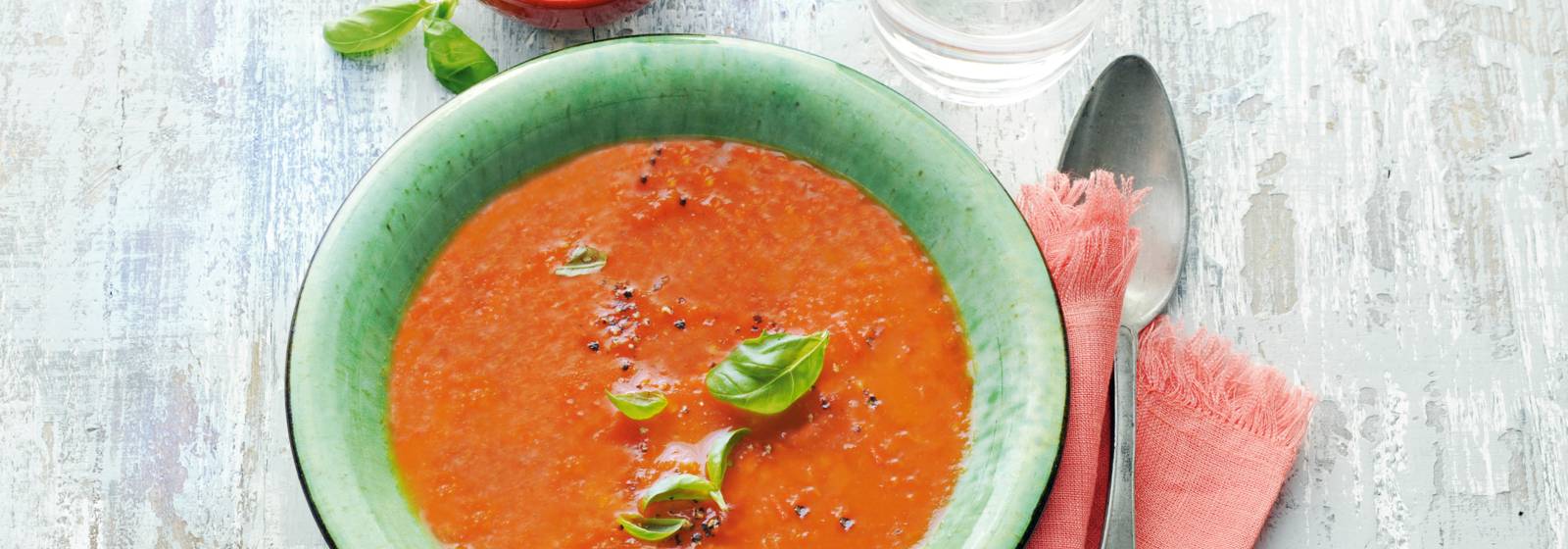 Tomatensoep Met Basilicum Recept Allerhande Albert Heijn