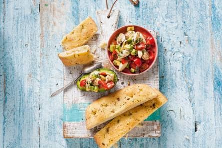 Focaccia met Italiaanse kruiden