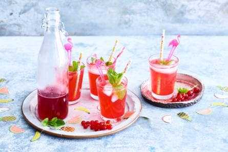 Limonadesiroop van vers fruit