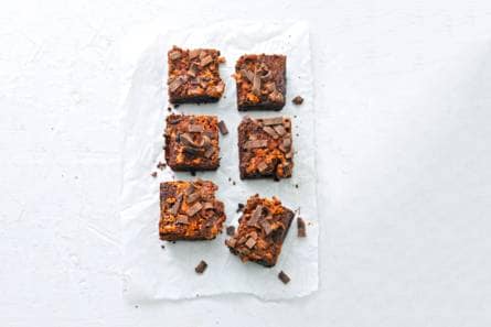 Chocolade-pindakaasbrownies