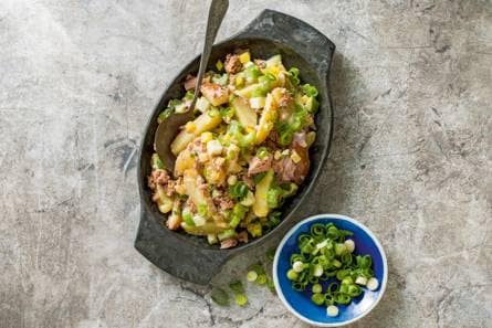 Aardappelsalade met tonijn