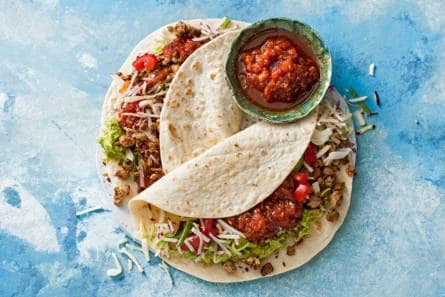 Tortilla's met tofugehakt
