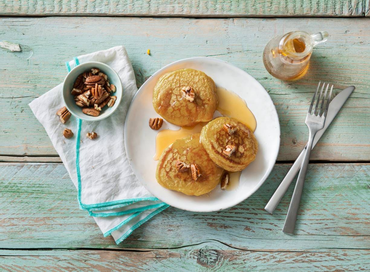 Pumpkin pancakes