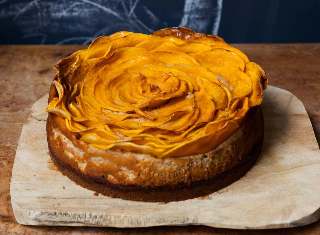 Cheesecake met pompoen
