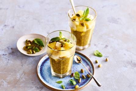 Mango-ontbijt met chiazaad