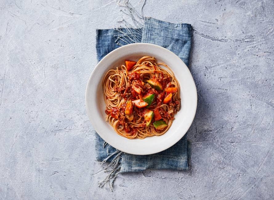 Spaghetti Bolognese Met Gehakt En Tomatensaus Recept Allerhande Albert Heijn