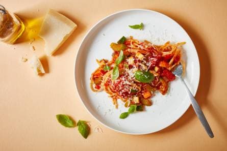 Rijkgevulde groentepasta