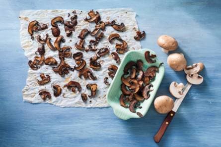 Smokey bits van champignons