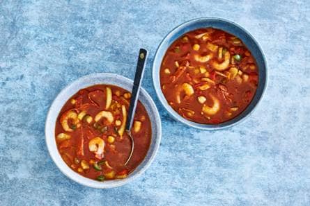 Goedgevulde Spaanse tomatensoep