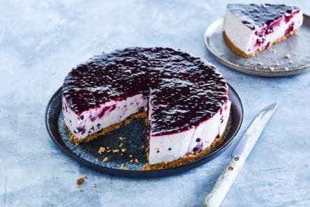 Honing-ricotta (no bake) cheesecake