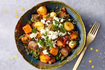 Chili-boerenkoolstoof met worst