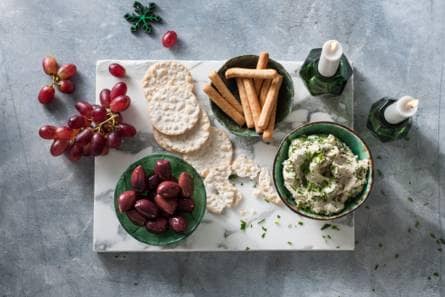 Vegan roomkaas voor de borrel
