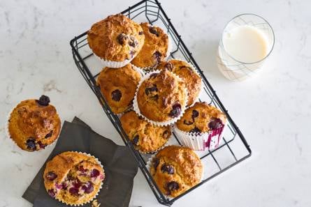 Kwarkmuffins met havermout