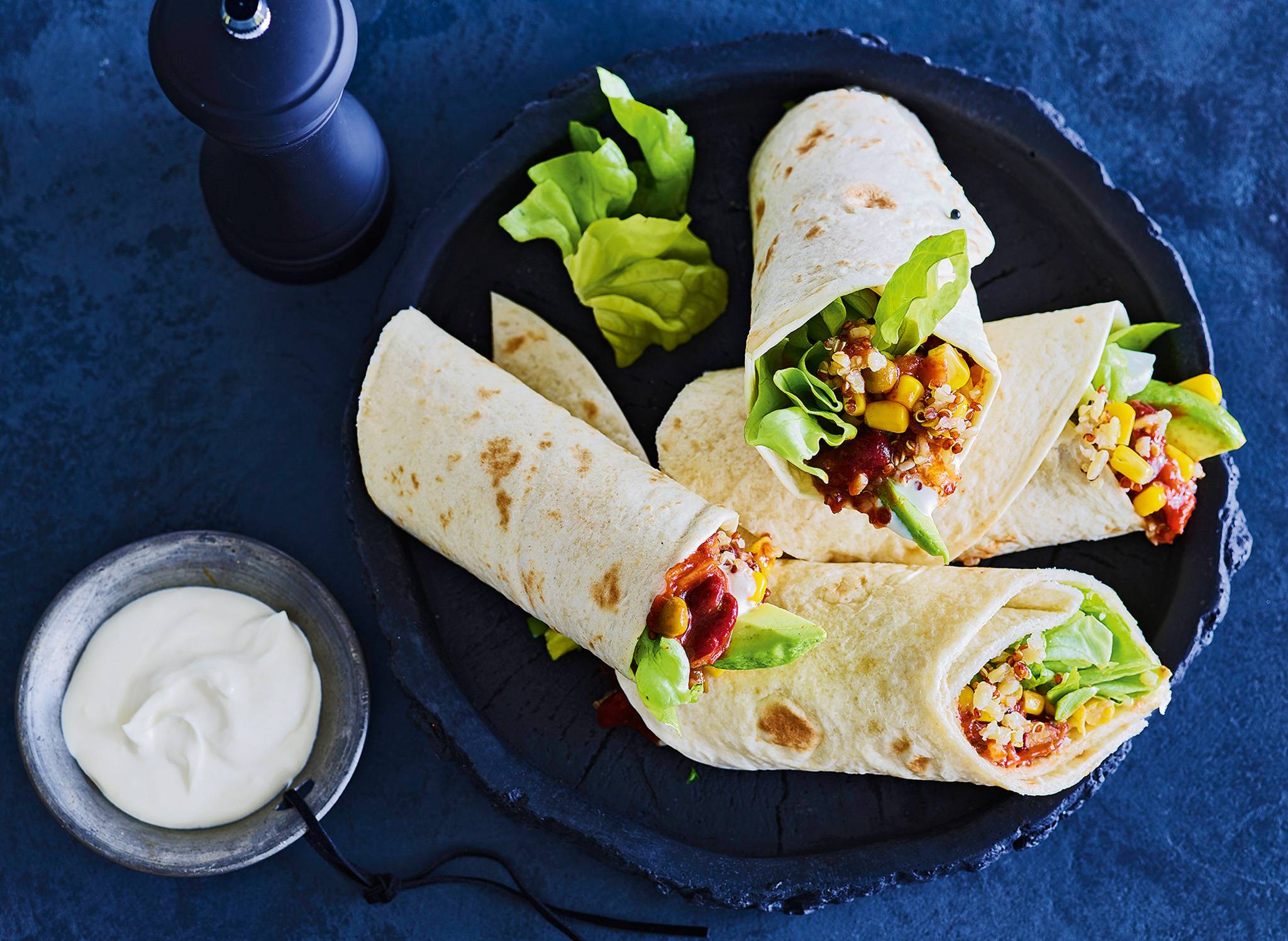 Rijkgevulde wraps met kidneybonen recept Allerhande Albert Heijn