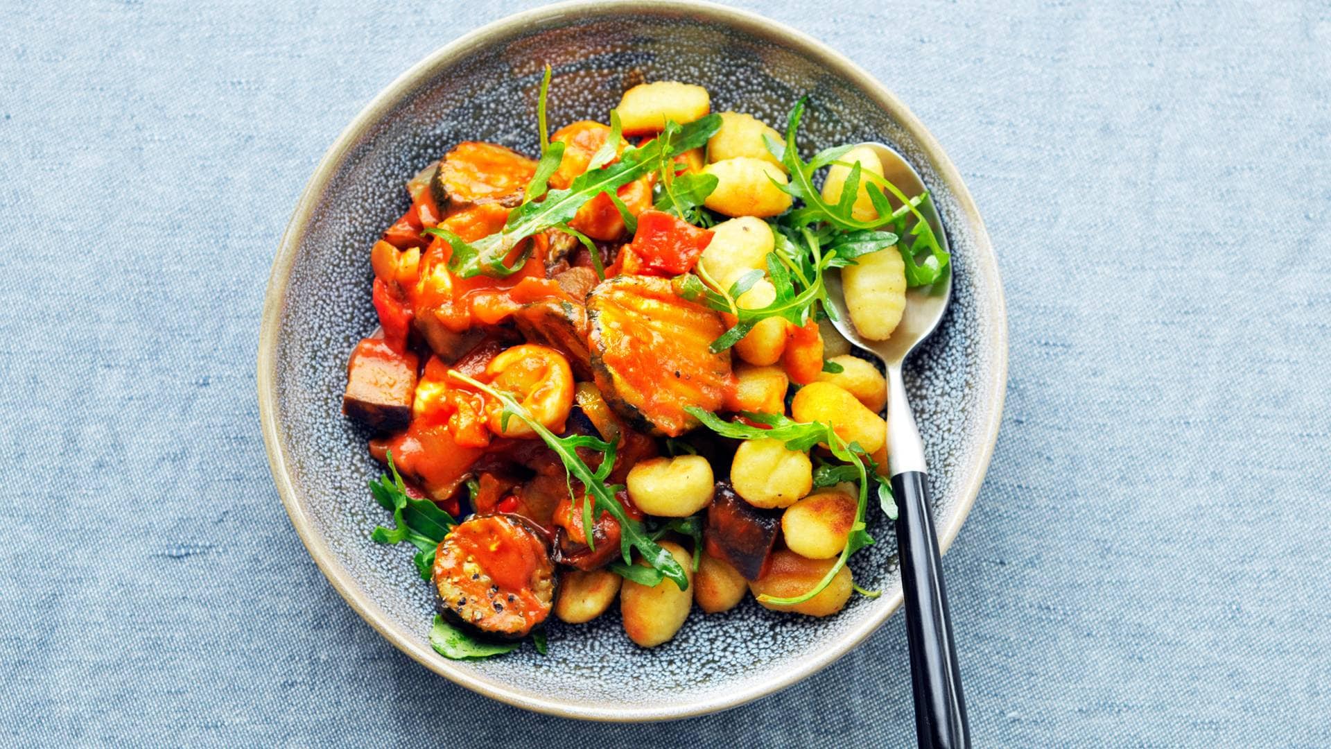 Gebakken Gnocchi Met Gegrilde Groenten Recept Allerhande Albert