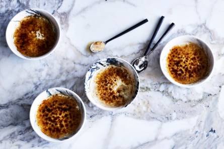 Vegan crème brûlée