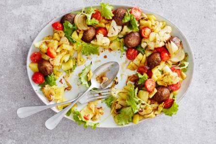 Gehaktballetjes, aardappel & kool