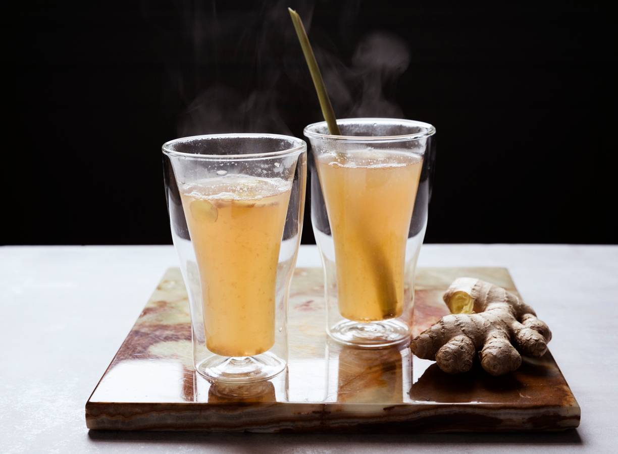 Warme appelpunch met gember