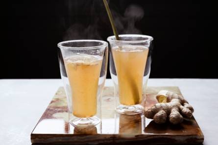 Warme appelpunch met gember