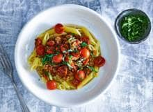 Een heerlijke pasta met linzen voor doordeweeks. 