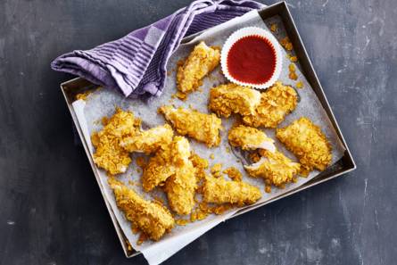 Homemade kipnuggets