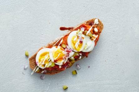 Open meergranensandwich martino