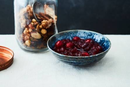 Zoete cranberrycompote