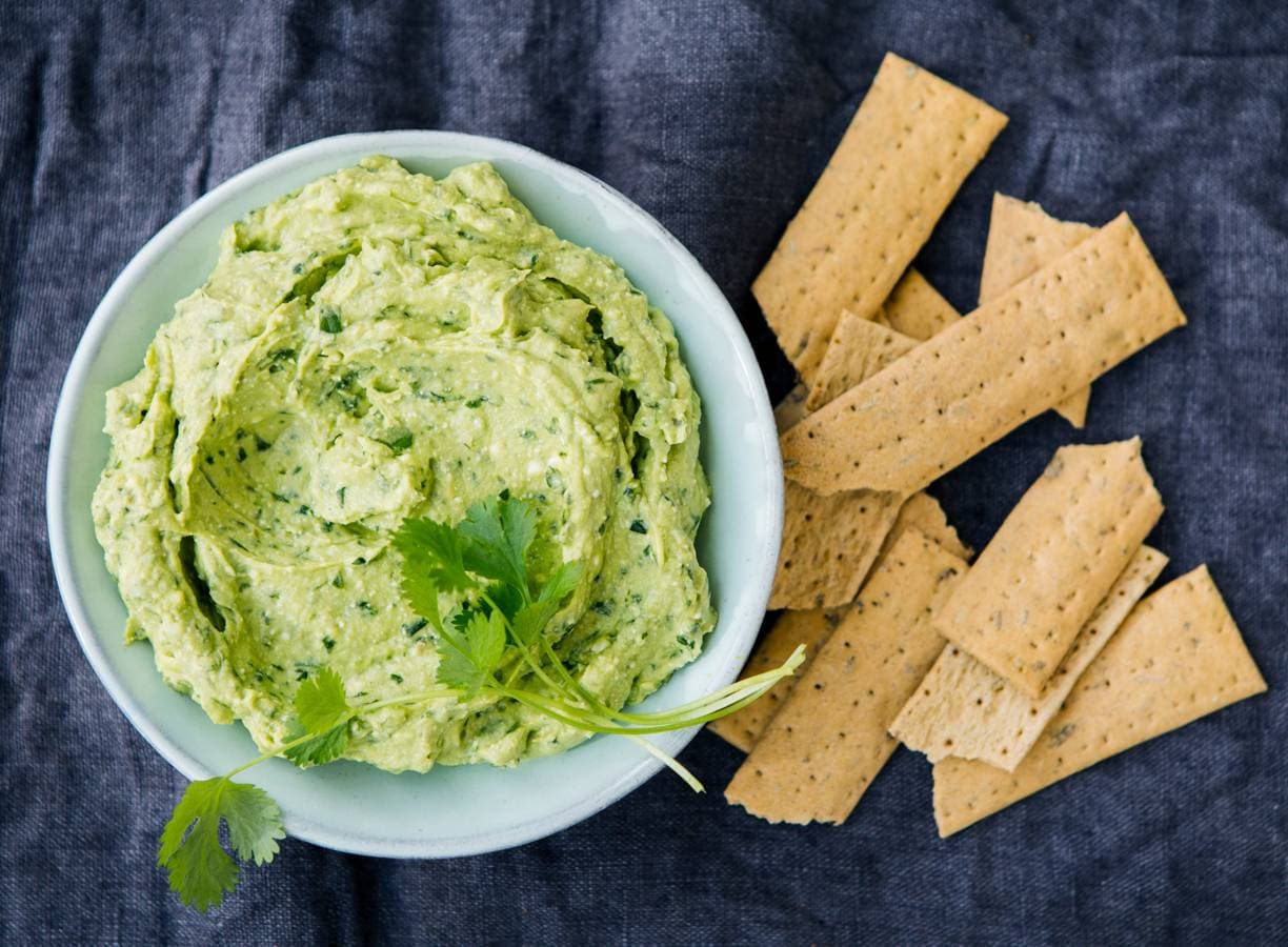 Feta-avocadodip