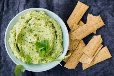 Feta-avocadodip