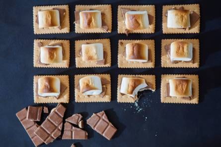 Open s'mores