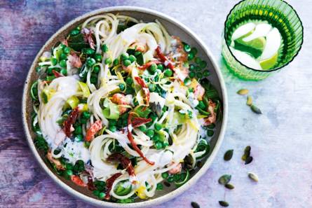 Spaghetti met zongedroogde tomaten