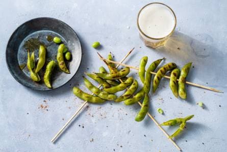 Gegrilde edamame