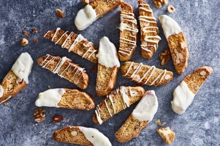 Biscotti met noten en kokos