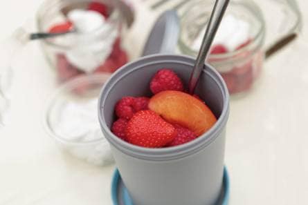 Kokosyoghurt met fruit